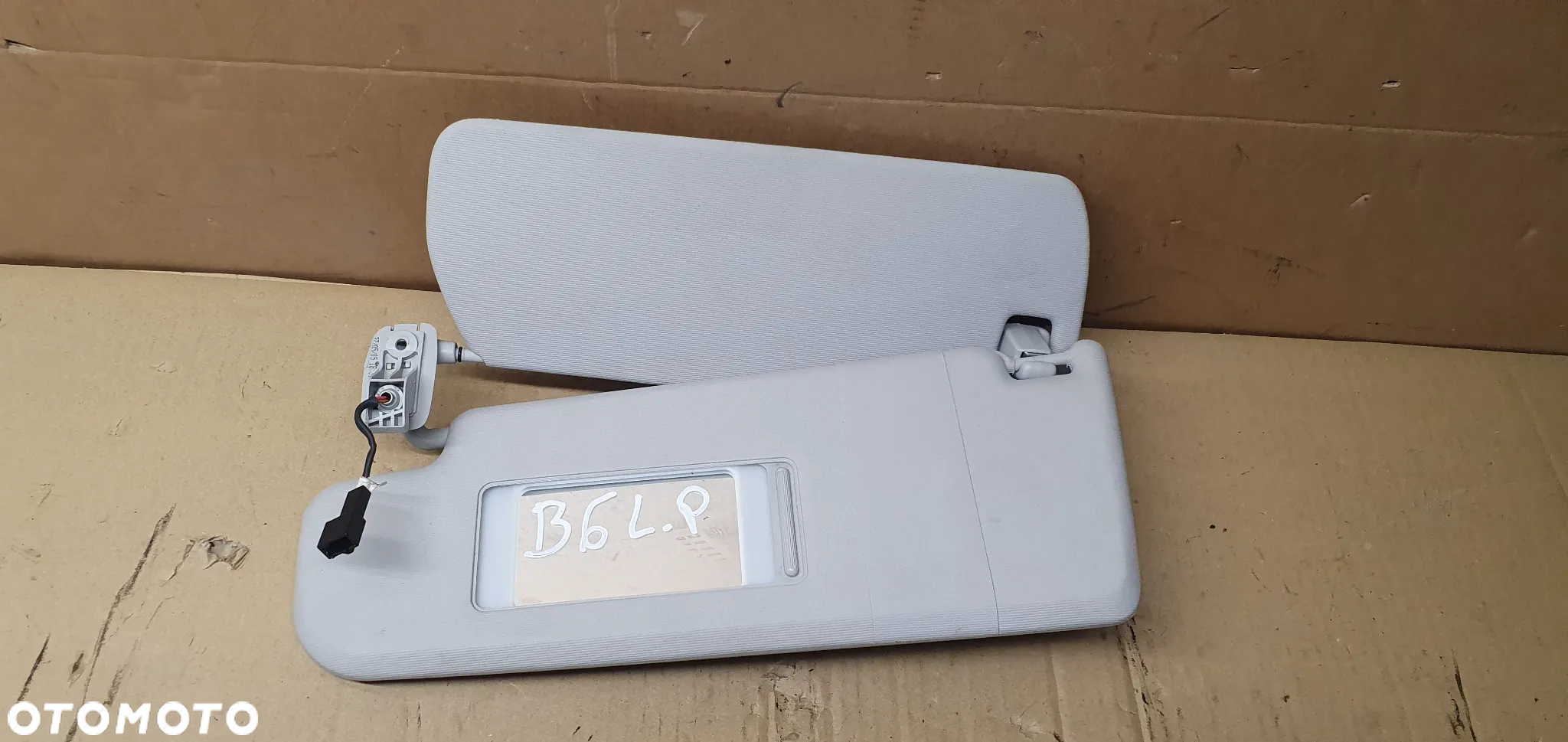 Osłona przeciwsłoneczna lewa kierowcy podwójna VW Passat B6 3C0857551G - 2