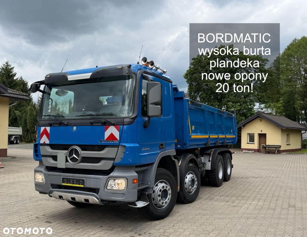 Mercedes-Benz 3544 ACTROS MP3 wywrotka 3-str. MEILLER, plandeka, BORDMATIC - 1