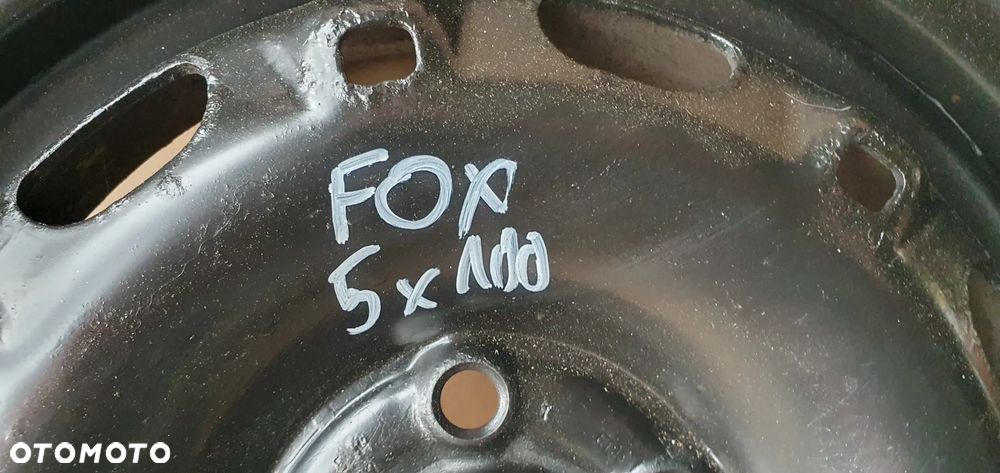 Felgi stalowe 5J R14 ET35 5X100 VW Fox 6Q0601027H - 10