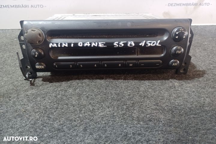 Radio cd 6949726 MX1253 Mini One R50 [facelift] [2004 - 2006] Hatchba - 1
