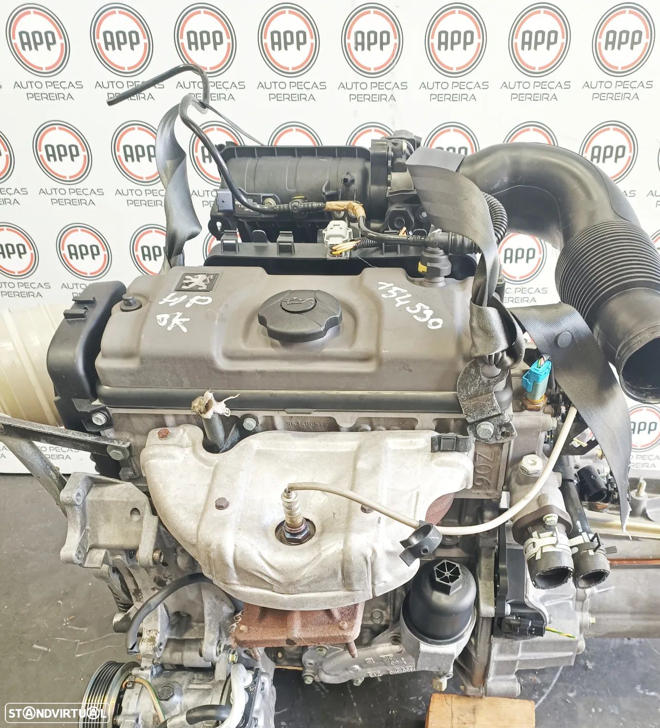 Motor PSA 1.4 gasolina , referência KFW, aproximadamente 96 000 KMS - 1
