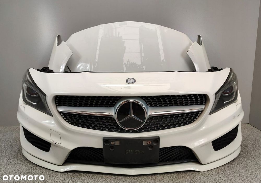 MERCEDES CLA W117 AMG ZDERZAK PAS BŁOTNIKI LAMPY BI XENON MASKA - 1