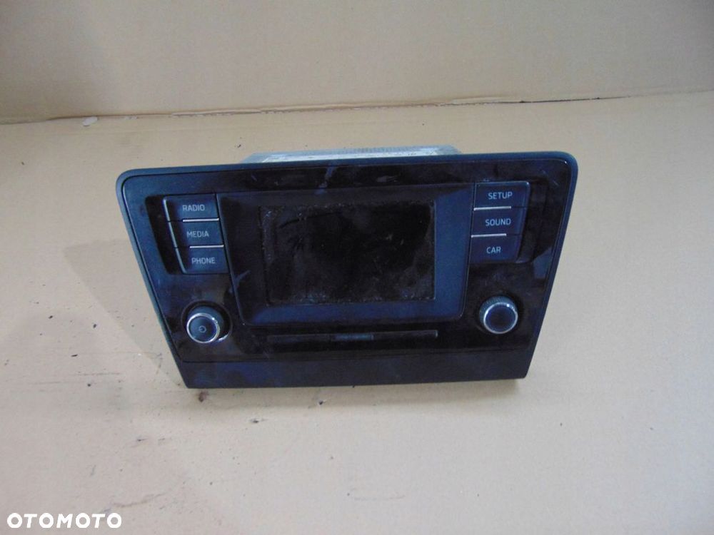 SKODA RAPID 5JA RADIO WYSWIETLACZ 5JA035871 - 1