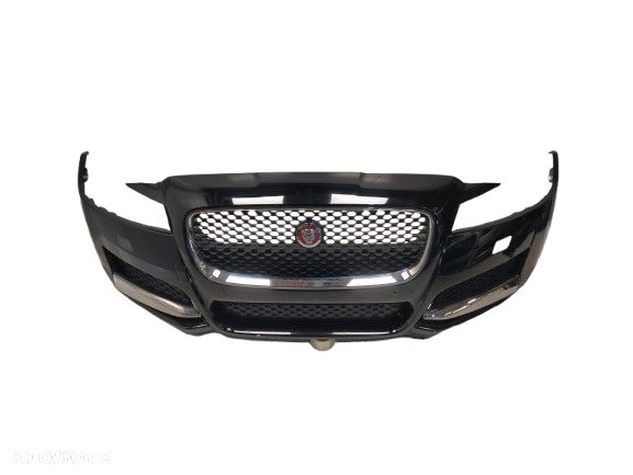JAGUAR XF X260 ZDERZAK PRZÓD PRZEDNI KOMPLETNY 4XPDC SPRYSKIWACZE GRILL ATRAPA CHŁODNICY ZNACZEK ORYGINAŁ - 1