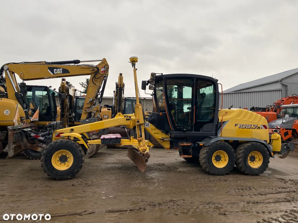 New Holland F106.7A, 7800 MTH, SYSTEM NIWELACJI TRIMBLE 3D, Z NIEMIEC, NAPĘD 6X6, ZRYWAK, PRZEDNI PŁUG, - 4