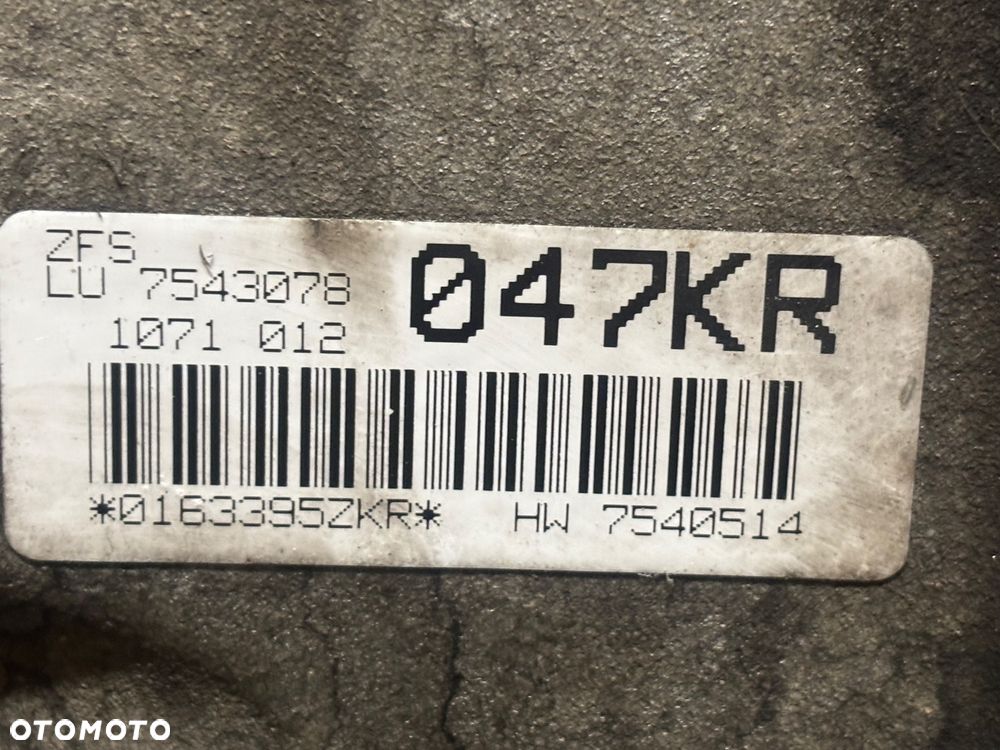 Skrzynia biegów automat automatyczna bmw e90 e91 320d e87 120d 163KM 6HP-19 ZFS 7543078 047KR - 3