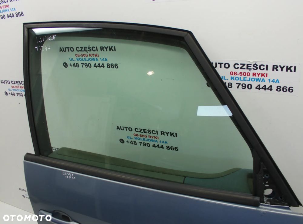 Renault Espace IV Drzwi prawy przód Zamek Klamka Lusterko Szyba TED 47 - 2