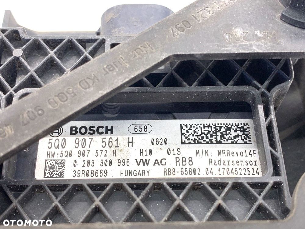 RADAR DISTRONIC  SEAT LEON (5F1) 2012 - 2022 1.8 TSI 132 kW [180 KM] benzyna 2013 - 2022 5Q0907561H - 4