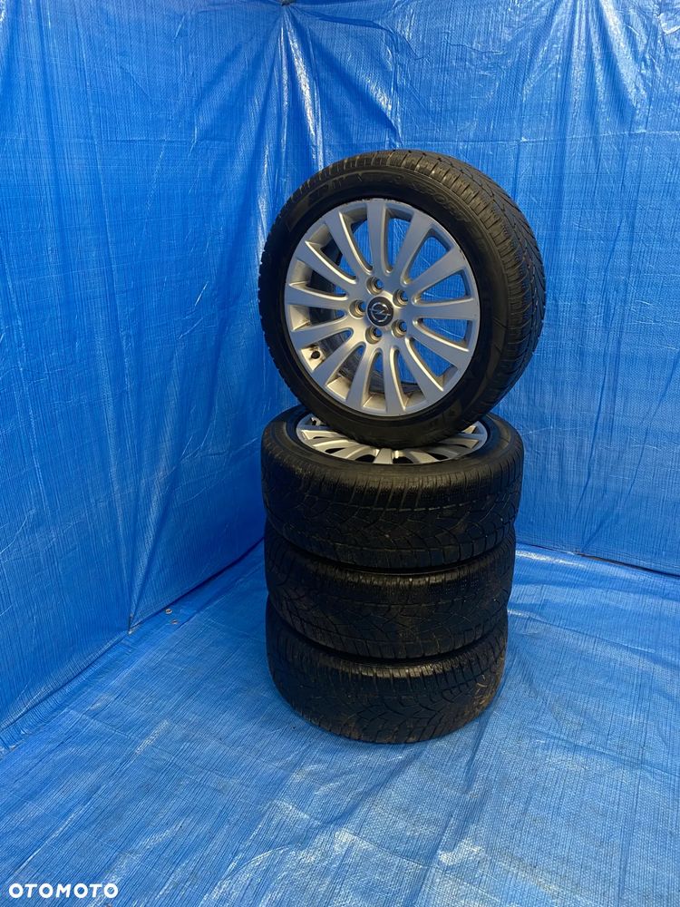 KOŁA KOŁO FELGA ALUMINIOWE ALUSY 18" 8J  5X120; 67,1mm KOMPLET OPONY ZIMOWE DUNLOP 4,8mm OPEL INSIGNIA A  BMW - 4