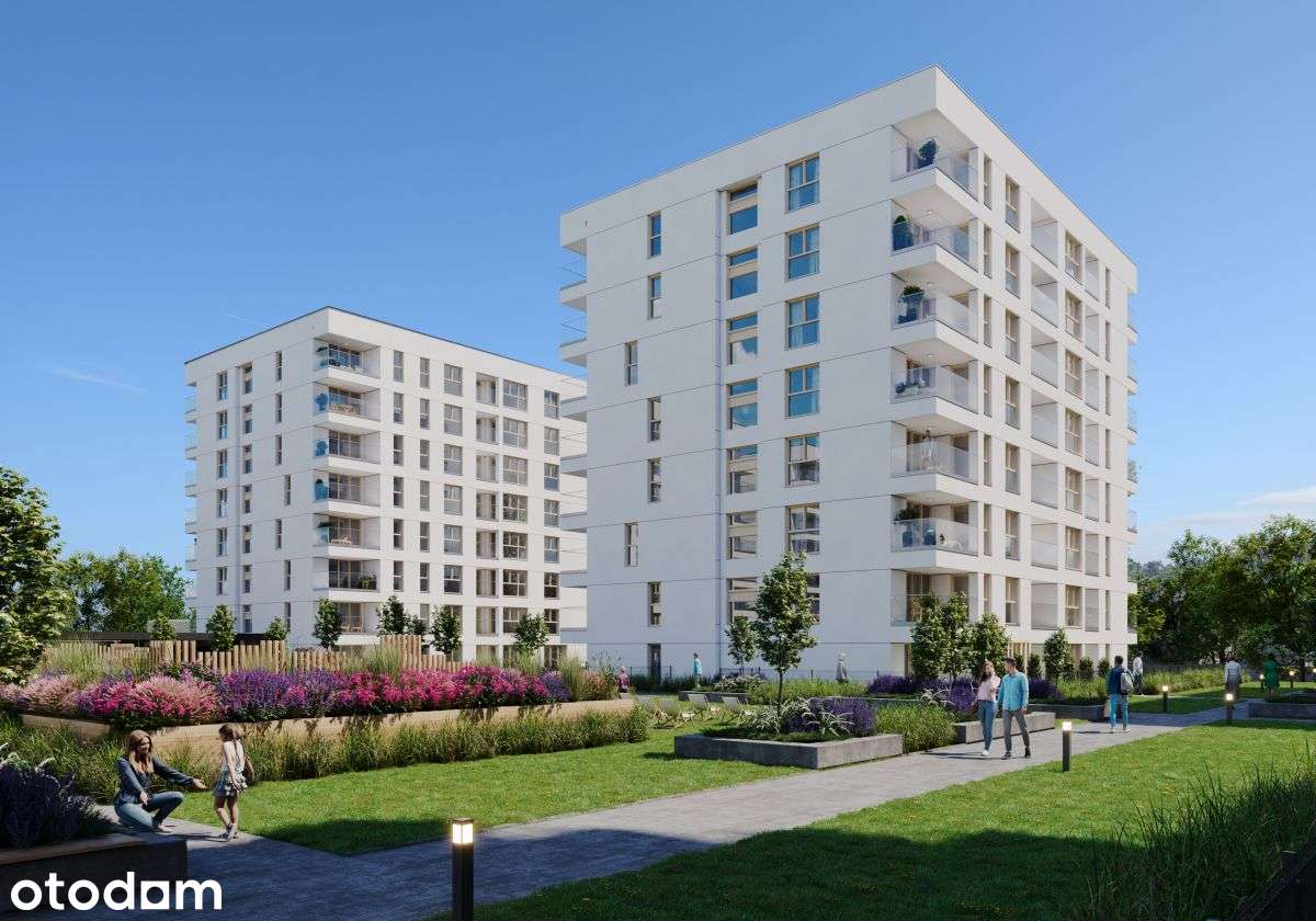 2-pokojowe mieszkanie 45m2 + balkon Bez Prowizji