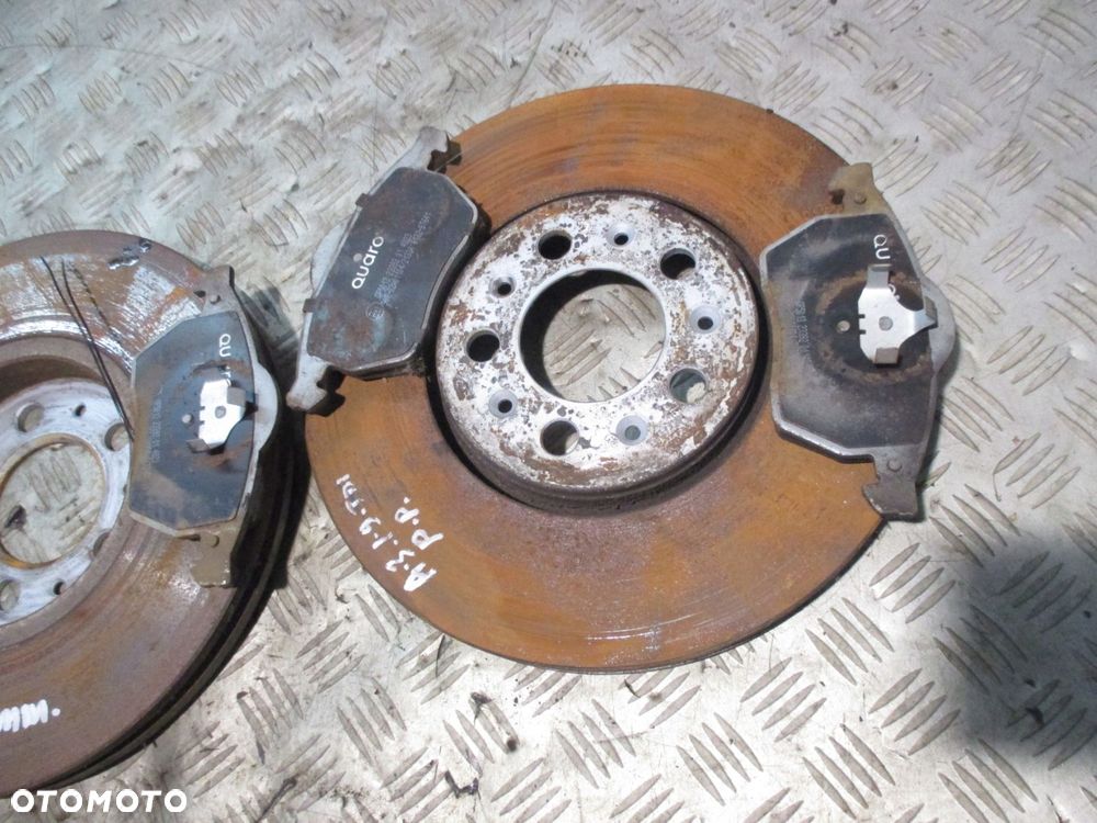 TARCZE HAMULCOWE PRZÓD + KLOCKI AUDI A3 8L LIFT 1.9 TDI 288MM - 2