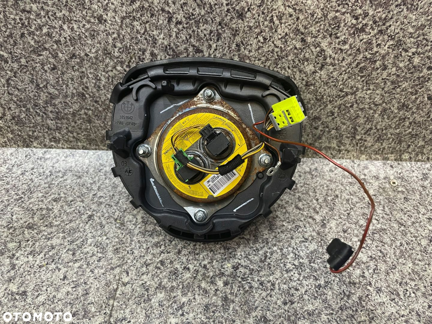 Poduszka powietrzna Airbag kierowcy SPORT MPAKIET wtyczki BMW E70 X5 E71 X6 - 6