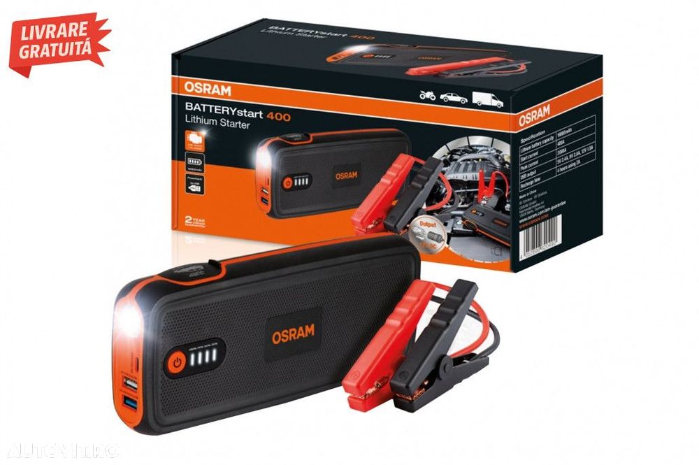 OSRAM Starter Baterie Auto BATTERYstart400 12V OBSL400 - 1