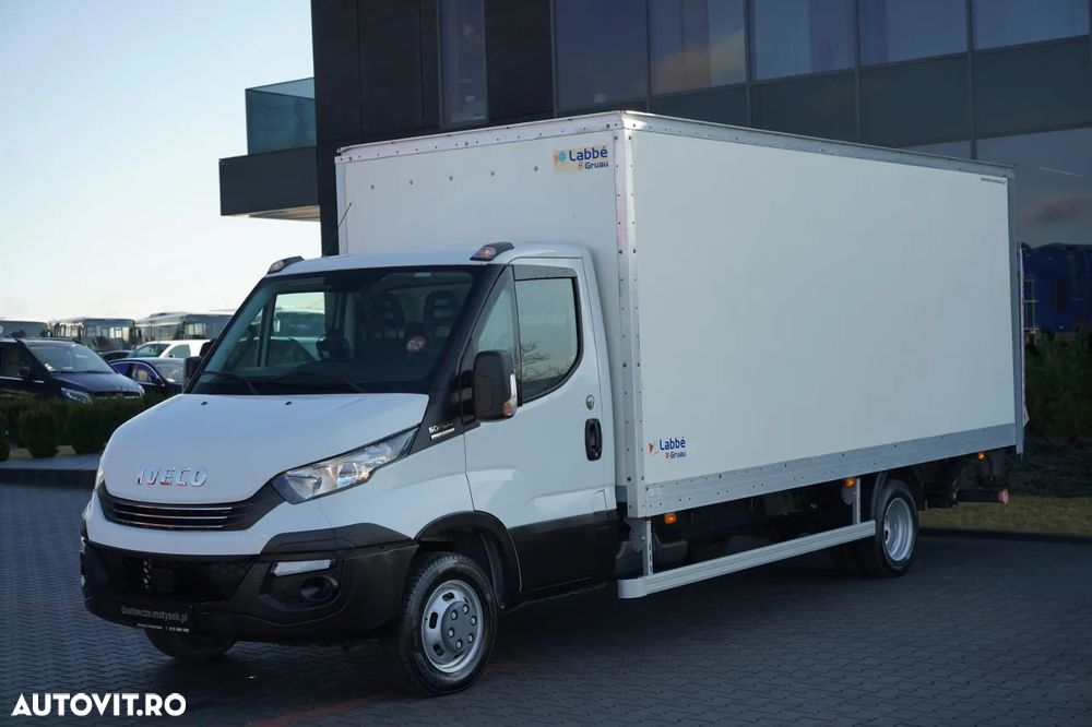 Iveco DAILY 50-180 / CONTAINER 5.5 M / HI-MATIC / ELEVATOR 750 KG / DUBLU / CAMERĂ VEDERE SPATE / GVWR: 5.200 KG / 2019 / IMPORTAT - 3