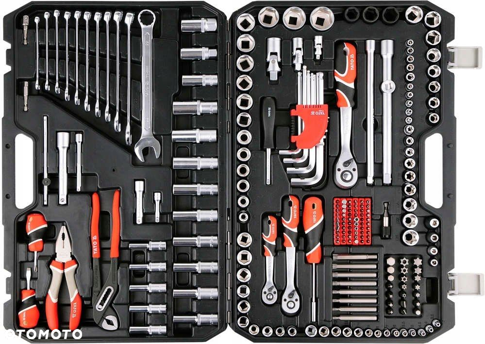 YATO ZESTAW XXL 225el KLUCZE NASADOWE 1/4" 3/8" 1/2" NASADKI PŁASKIE TORX - 2