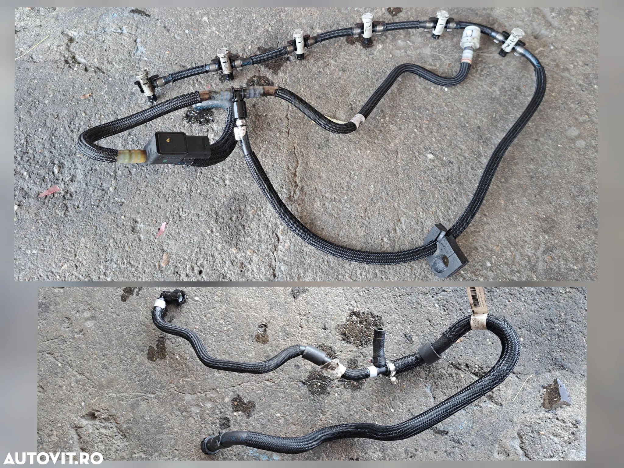 Furtun motorina cu senzor presiune Furtun retur injectoare  originale BMW 245cp F07 F10 F11 F01 F02 - 1