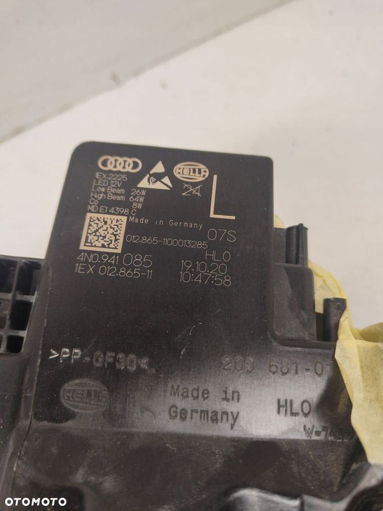 audi a8 d5 laser lampa lewy przód 4n0941085 - 4