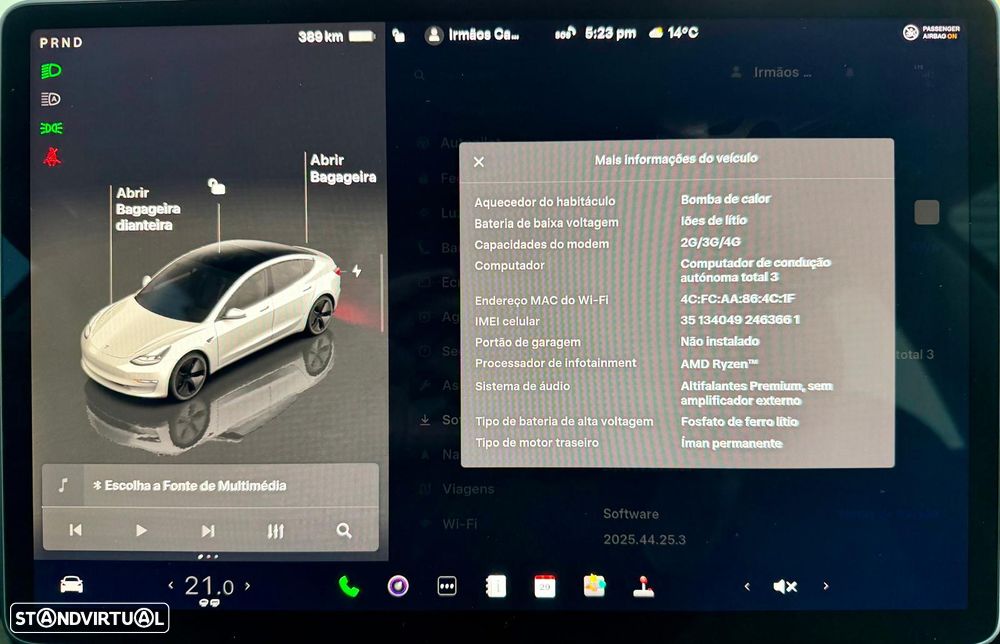 Tesla Model 3 Long Range Tração Traseira - 19