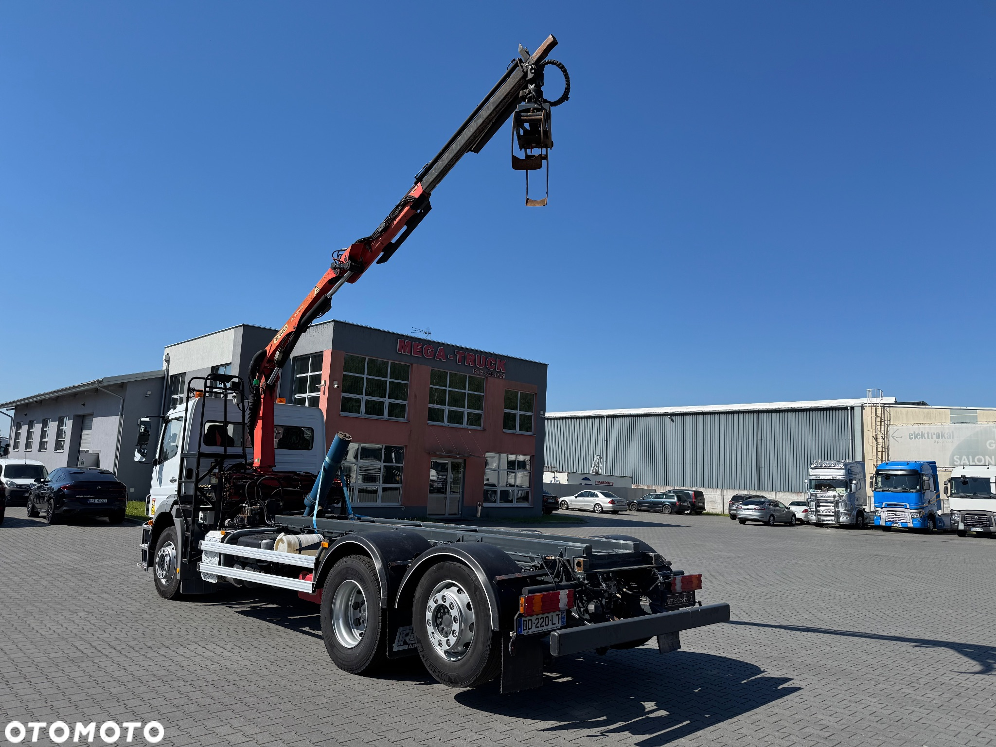 Mercedes-Benz AXOR 2533 6x2 podnoszona/skrętna Dżwig Palfinger Hwytak Rotator - 8