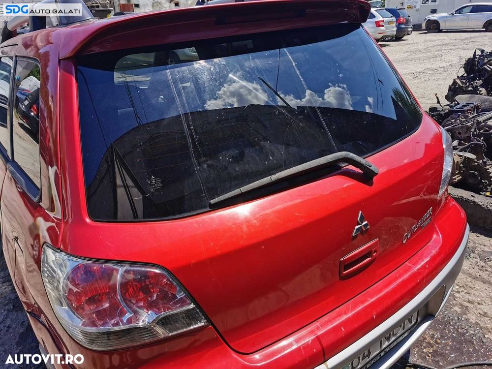 Hayon Haion Portbagaj Dezechipat Cu Luneta Geam Sticla Mitsubishi Outlander 2003 - 2008 Culoare Rio Red Metallic R20 R20B [0591] - 2