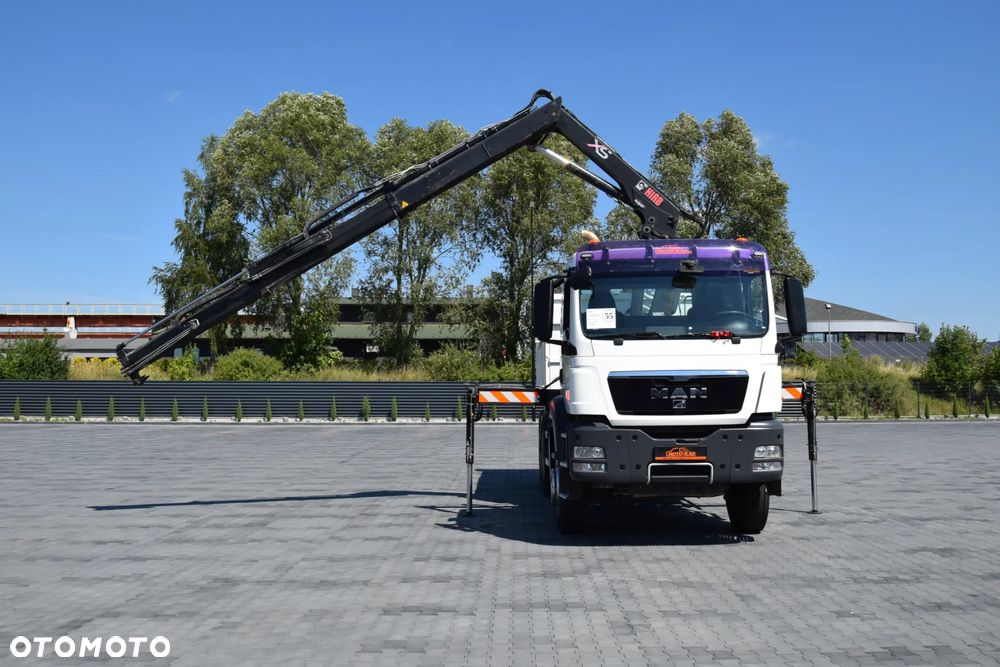 MAN TGS 33.360 / 6x4 / HDS HIAB 122 E-2 HIDUO / STEROWANIE RADIOWE / WYWROTKA / HYDROBURTA / AUTOMAT / KLIMA / TEMPOMAT / KAMERA COFANIA / SPROWADZONY - 7