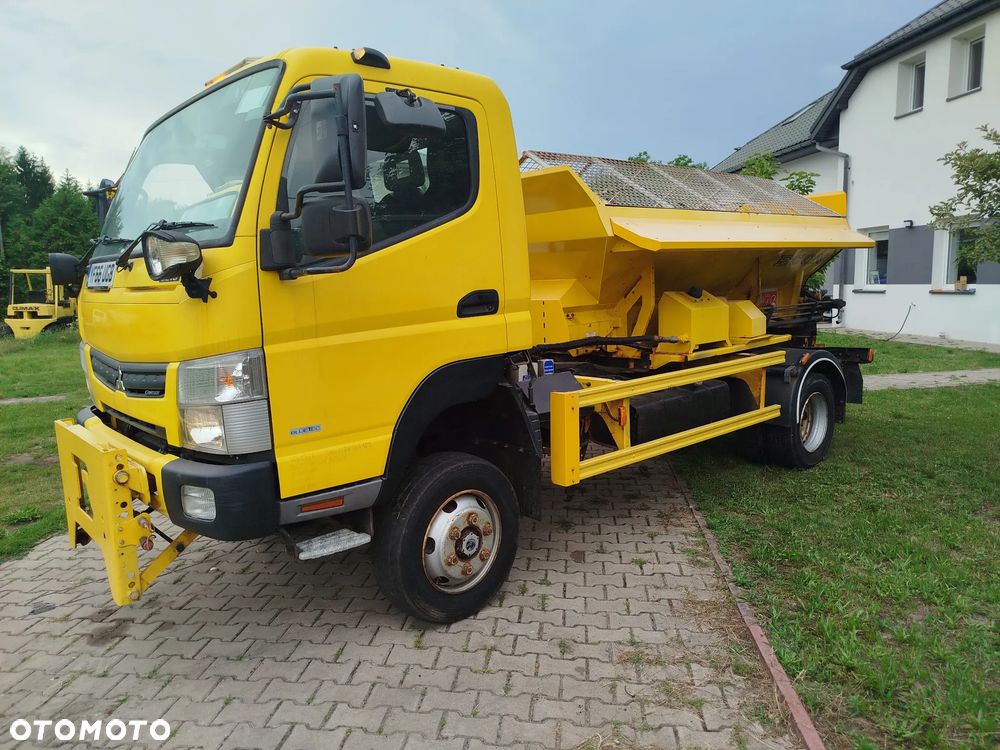 Mitsubishi Canter 6c18 Fuso 4x4 4wd gritter Pługo piaskarka Solarka komunalny 3.0 // 180KM //2016//30 000km// daily unimog Schmidt pfau rexter econ - 8