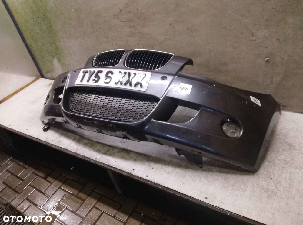 @ ZDERZAK PRZÓD PRZEDNI DO BMW E87 SERII 1 SPARKLING GRAPHITE SZARY GRAFIT HALOGENY - 2