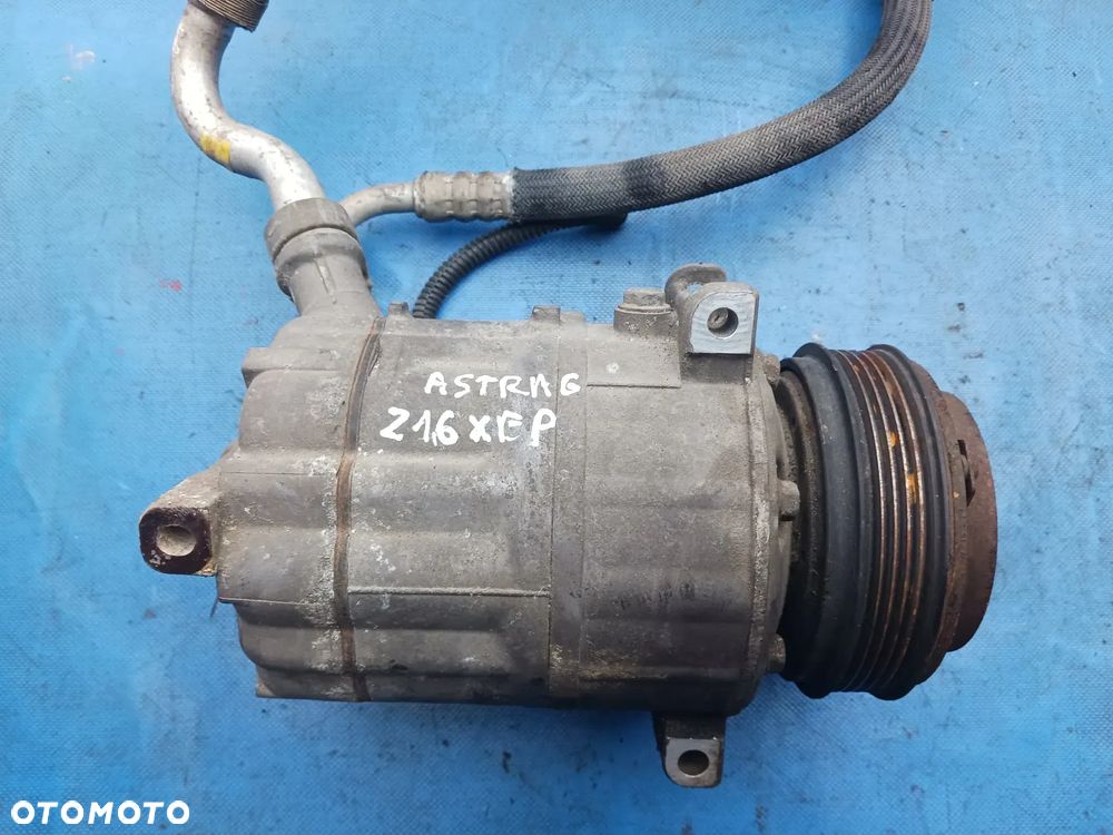 Pompa sprężarka Opel Astra H Meriva B Corsa D Zafira B1.6 z16XEP 24421019 Z16XE SA sanden kompresor klimy klimatyzacji przewód przewody - 4