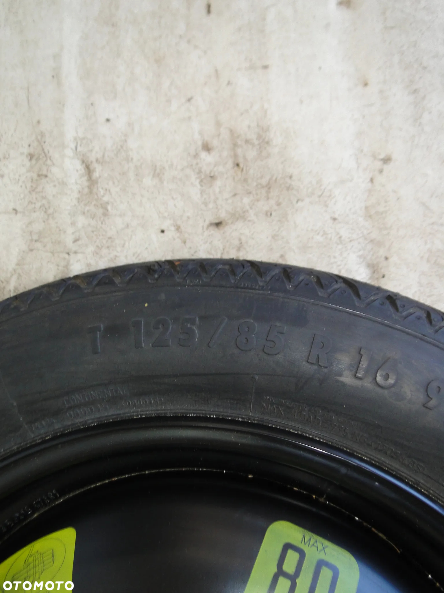 CITROEN C4 II DS4 KOŁO DOJAZDOWE DOJAZDÓWKA ZAPAS 3.5x16 ET-10 - 6