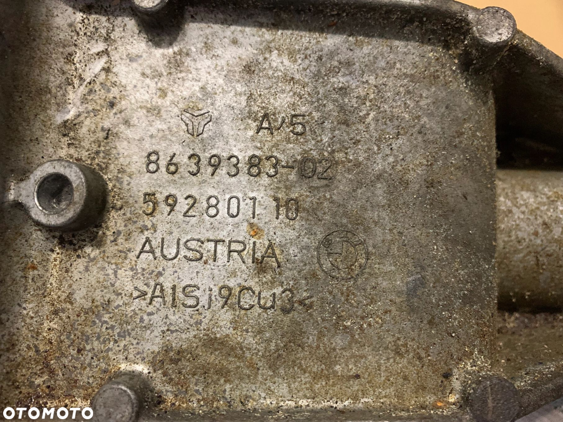 ŁAPA PODPORA WSPORNIK PÓŁOSI BMW G01 G02 G20 G11 G30 G05 G06 G15 8639383 - 5