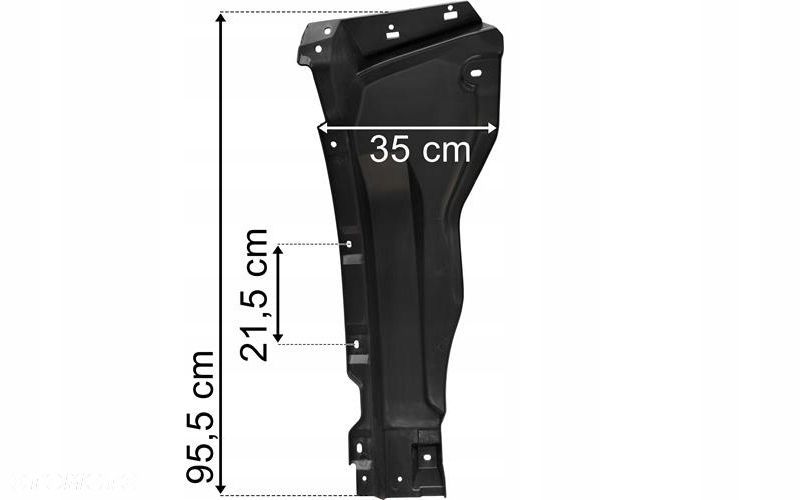mercedes actros mp4 mp5 błotnik podkabinowy prawy nadkole 9608814603 - 3