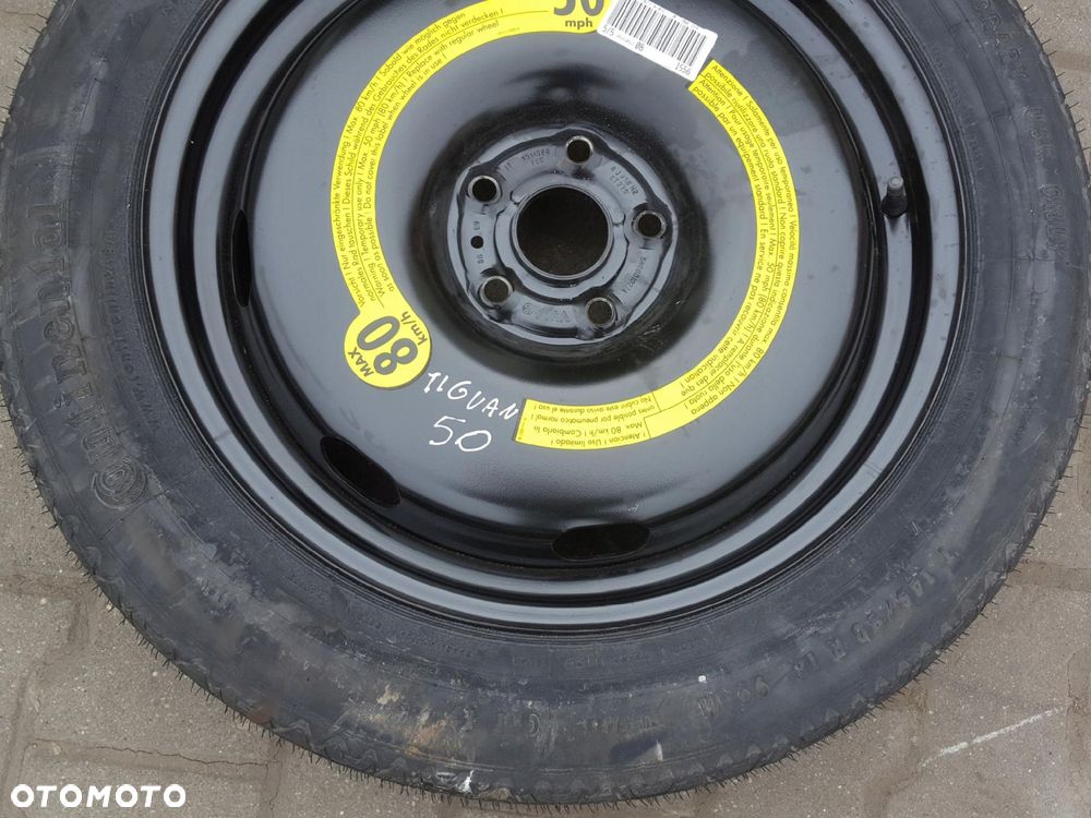 VW TIGUAN I 5N 06-15r KOŁO DOJAZDOWE 18 5X112 - 2