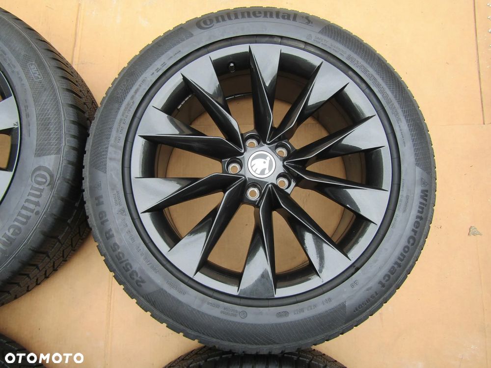 4 x Felgi Aluminiowe Koła 19 Skoda Enyaq Kodiaq VW Tiguan 8 j 5x112 ET 45 piasta 57,1 mm 5LA601025AP + Opony 235/55 19 Zimowe Continental - 6