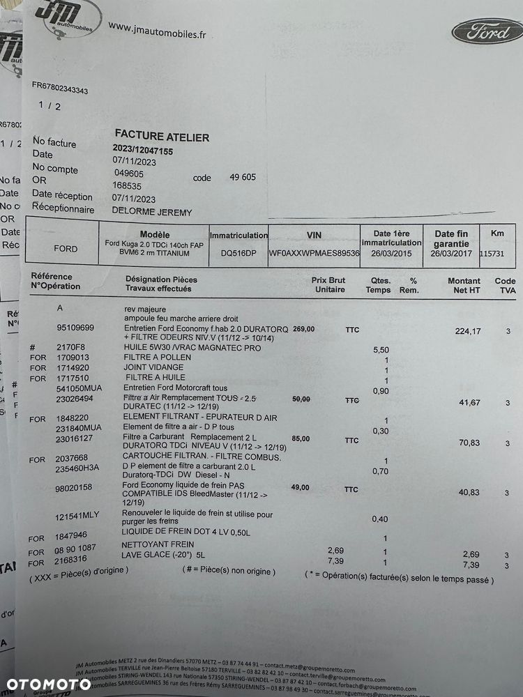 Ford Kuga 2.0 TDCi 2x4 Titanium - 37