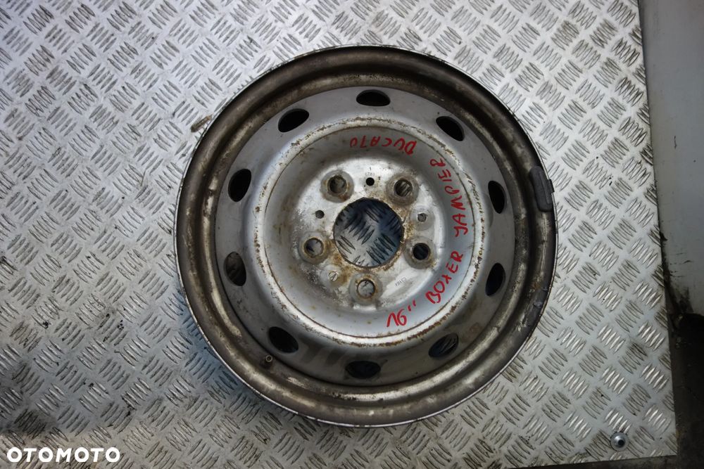 FELGA STALOWA FIAT DUCATO CITROEN JUMPER PEUGEOT BOXER 16 ET 68 - 1