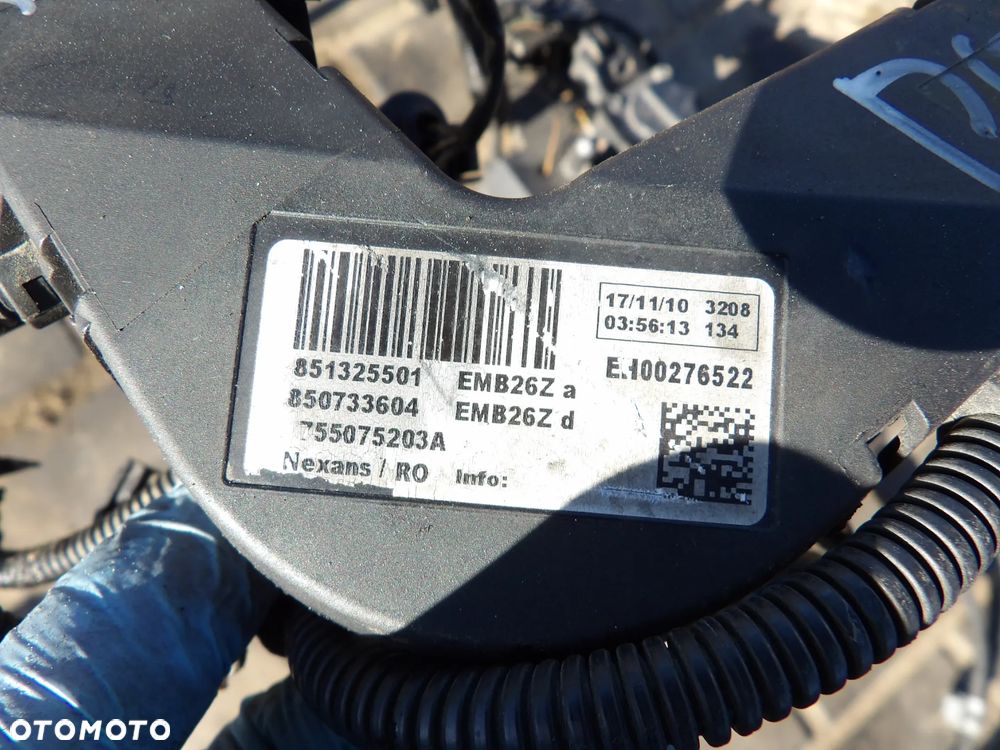 BMW - F10,F11-F07 - WIĄZKA  , INSTALACJA SILNIKA - 3.0D - 245KM - EUROPA -  8513255  8507336 - 3