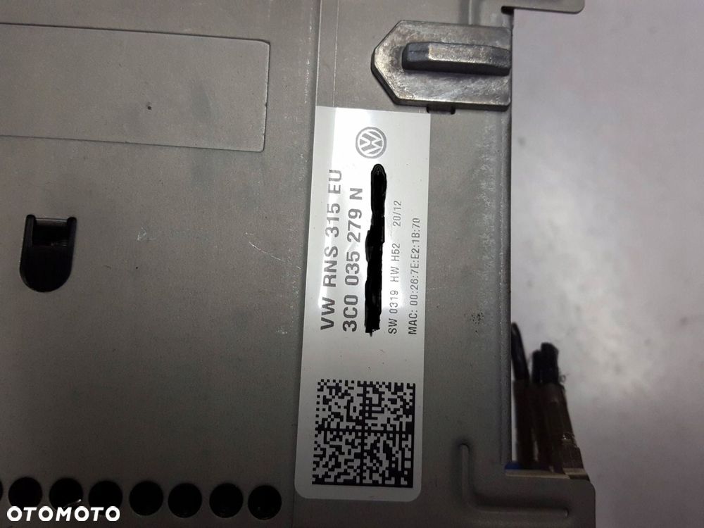 VW PASSAT B7 CC EOS GOLF V VI NAWIGACJA GPS RADIO 3C0035279N - 4