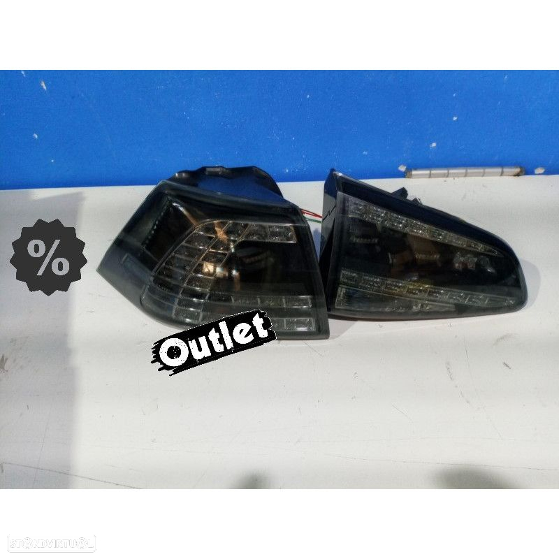 R012178C2 FAROLIM ESQ VW GOLF 7 12-17 ASPECTO GTI LED DINÂMICO PRETO FUMADO - 3