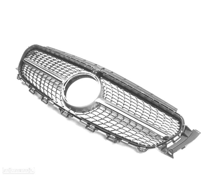GRELHA DIANTEIRA MERCEDES CLASE E W213 AMG 17-20 CÂMERA LOOK DIAMOND SILVER - 3