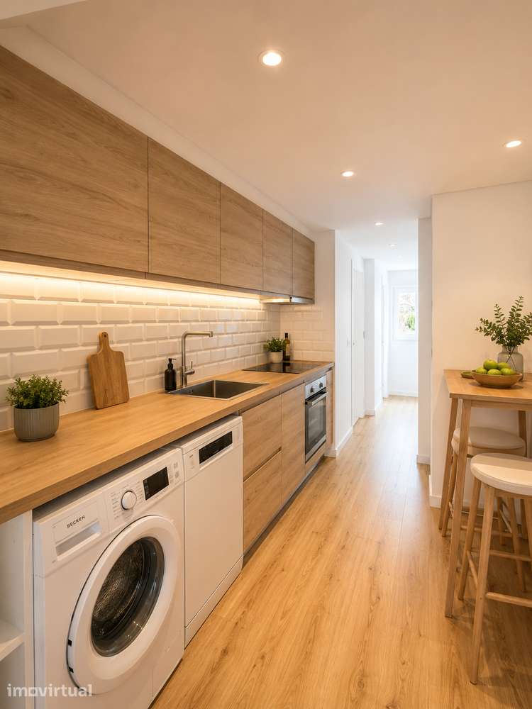 Apartamento T2 Duplex com Terraço em Lisboa - Grande imagem: 3/19