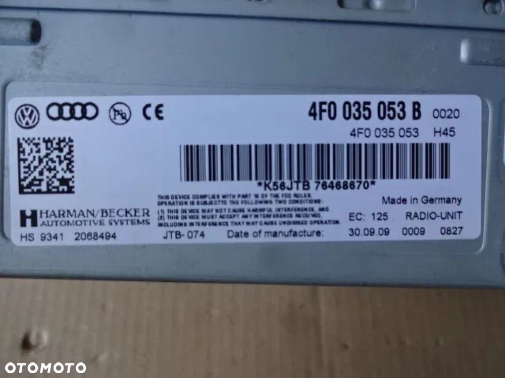AUDI A4 B8 TUNER RADIOWY MODUŁ RADIA - 2