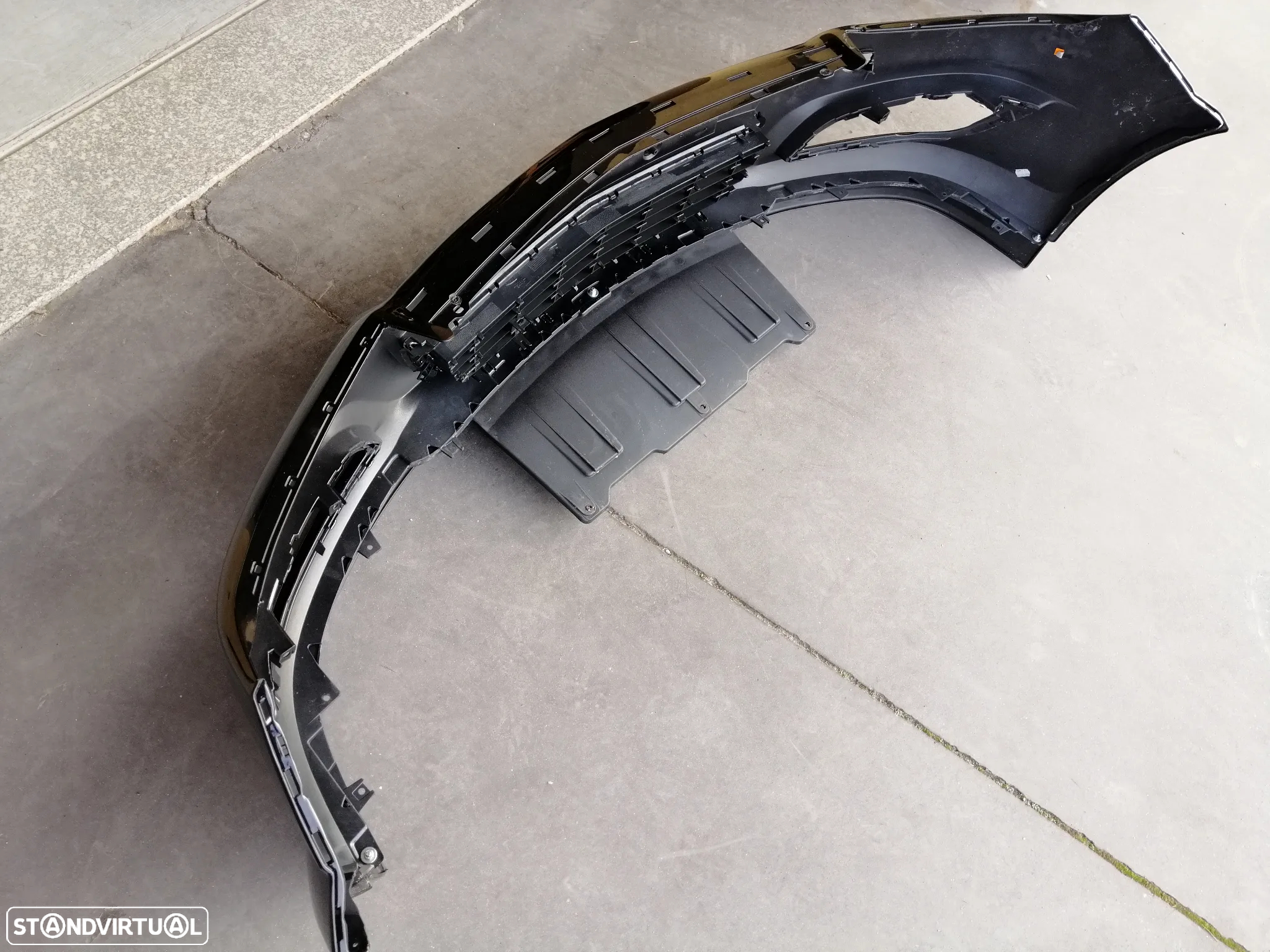 Parachoques da frente Preto com grelha e Spoiler Opel Astra H 2007- - 4