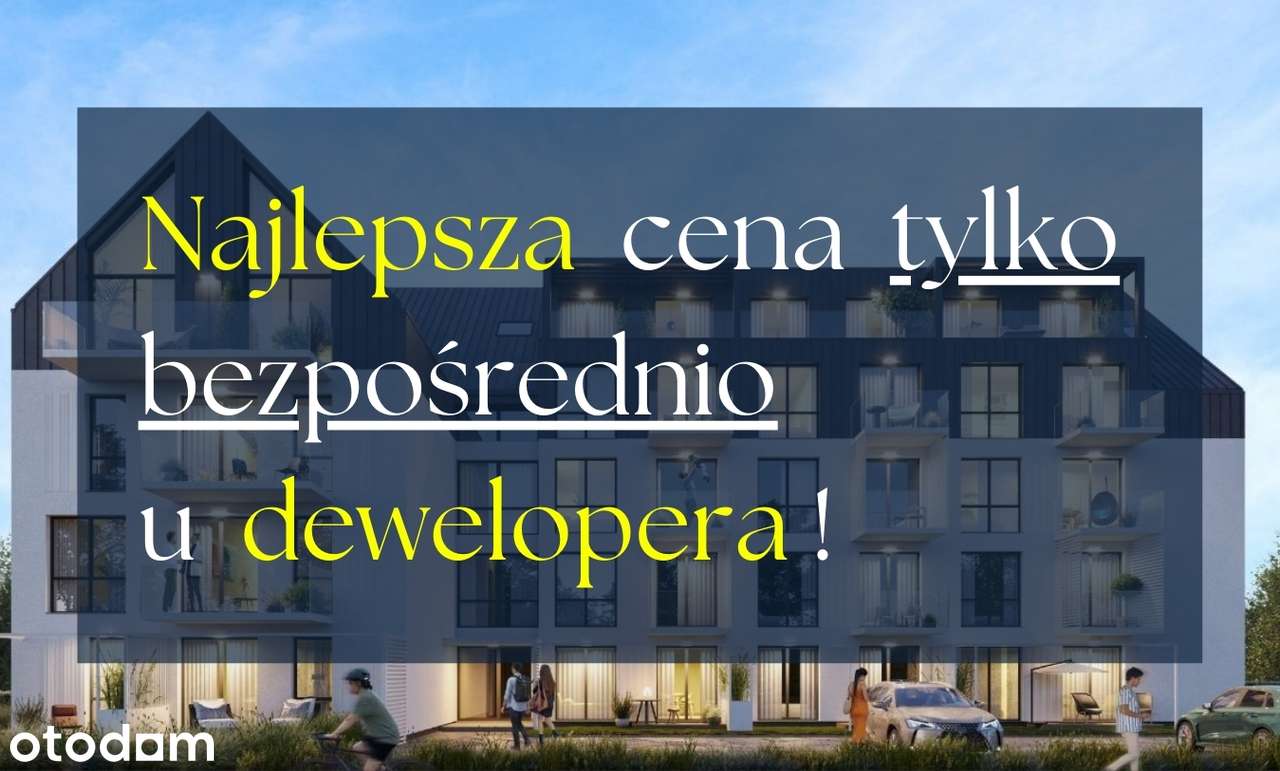 Studio z ogródkiem. Świetne ceny i standard. Bezpośrednio