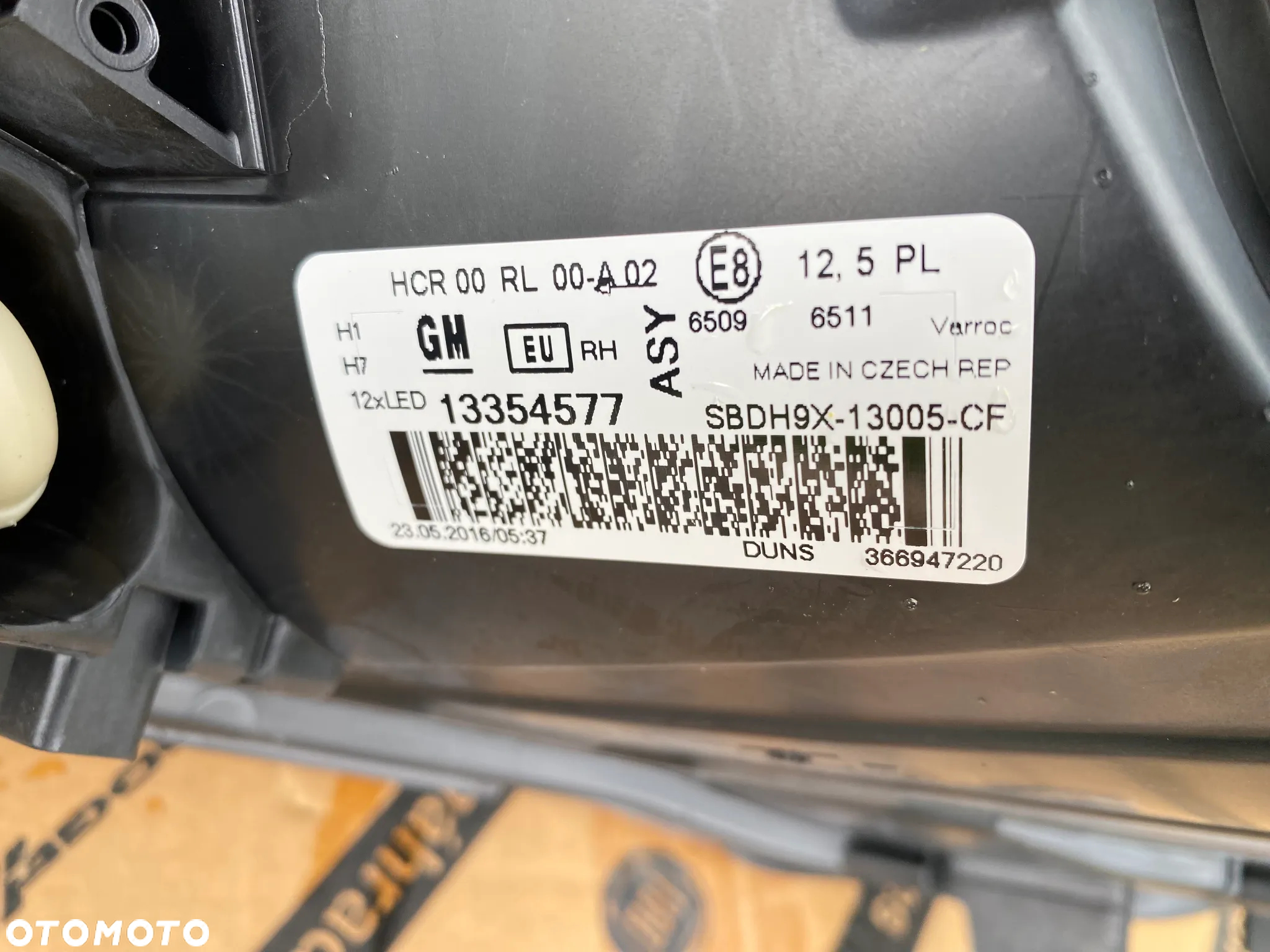 lampa opel adam led prawa eu cała - 4