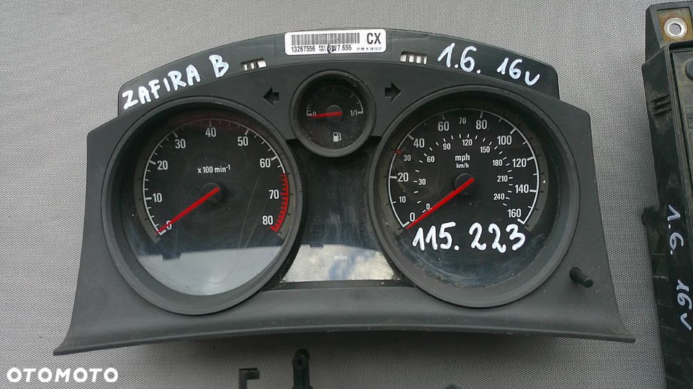 OPEL ZAFIRA B 1.6 16V IMMO ZESTAW STARTOWY 55562549 - 2