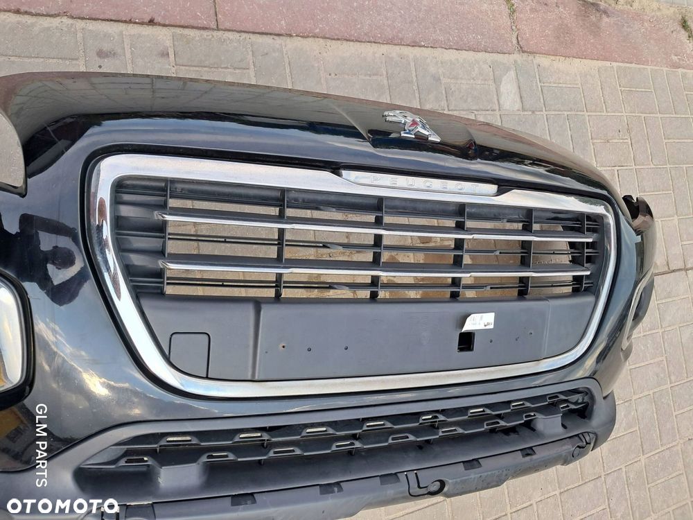 peugeot 3008 i lift zderzak przedni kompletny czarny ktv ryski - 5