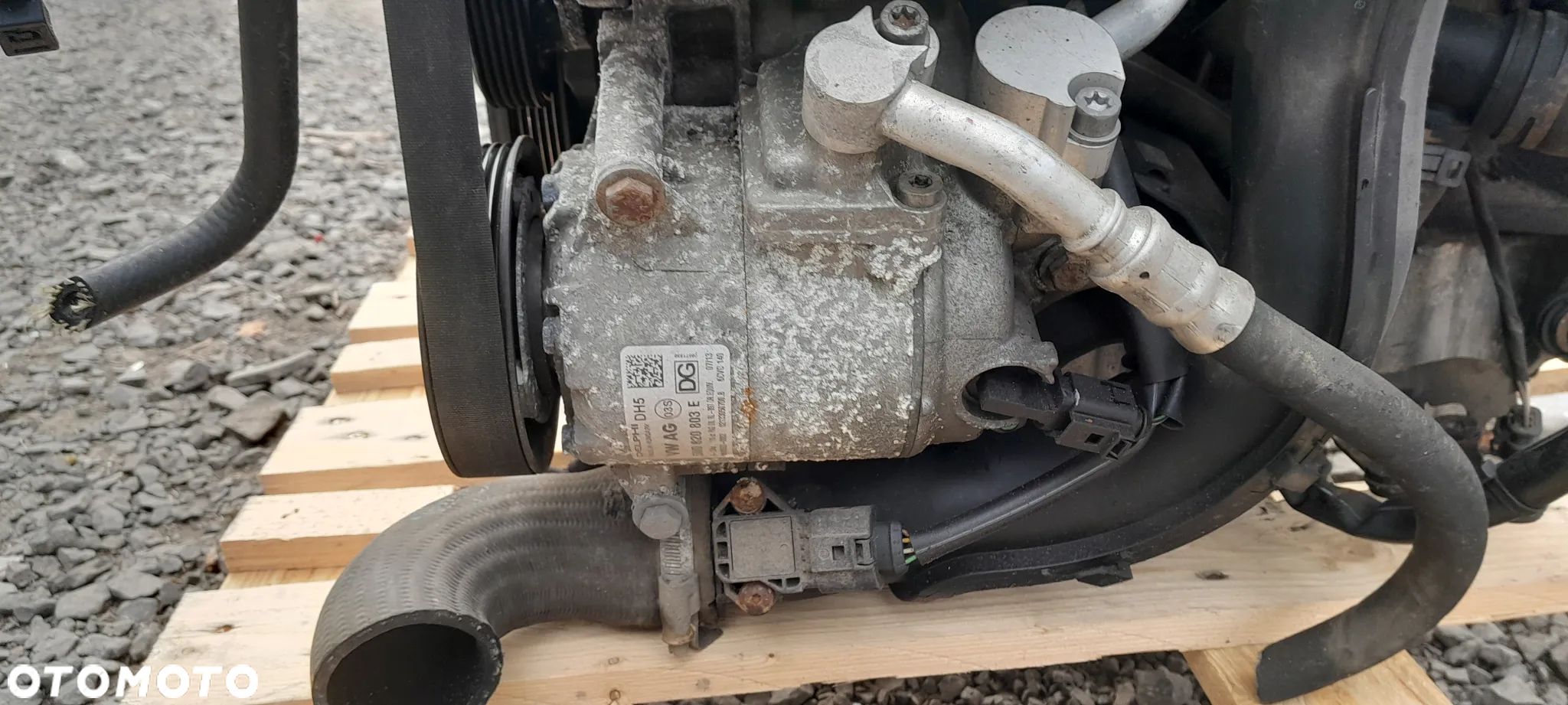 SPRĘŻARKA KOMPRESOR KLIMATYZACJI VW PASSAT B7 GOLF IBIZA 1.6 TDI 5N0820803E - 1