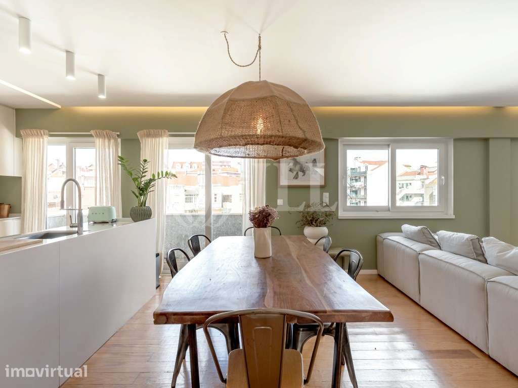 Apartamento T3, penthouse duplex, nas Amoreiras, Lisboa - Grande imagem: 2/23