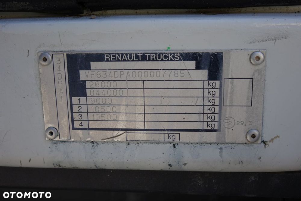 Renault KERAX 440 6X4 / MANUAL / WYWROTKA / DWUSTRONNA / KLAPO-DRZWI / HYDROBURTA / HDS FASSI F215C - 40