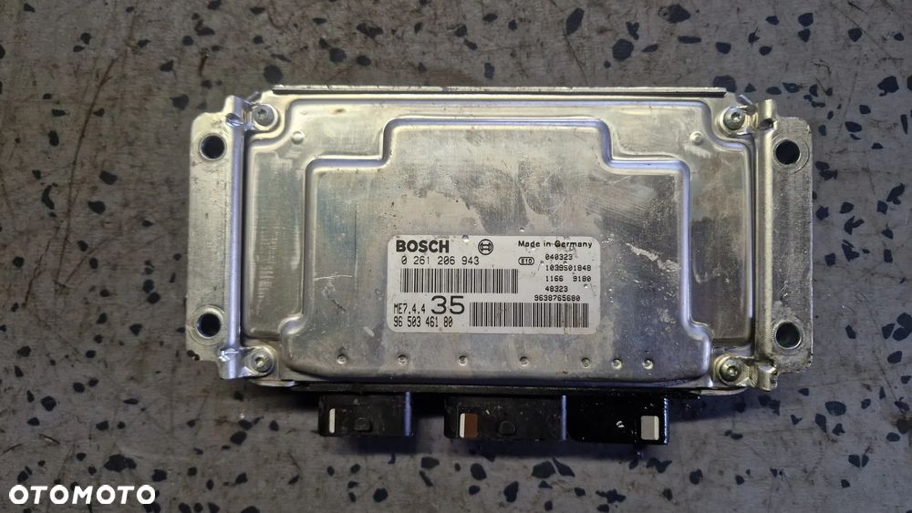 PEUGEOT 307 1.6 16V STEROWNIK SILNIKA 0261206943 - 1